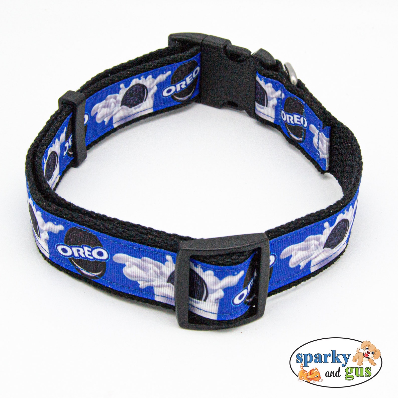 Dog Collar Sandwich Cookie Inspired Dog Collar Adjustable Etsy