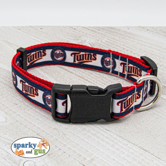 Baseball Dog Collar Minnesota Twins MLB Inspired Dog Collar Etsy