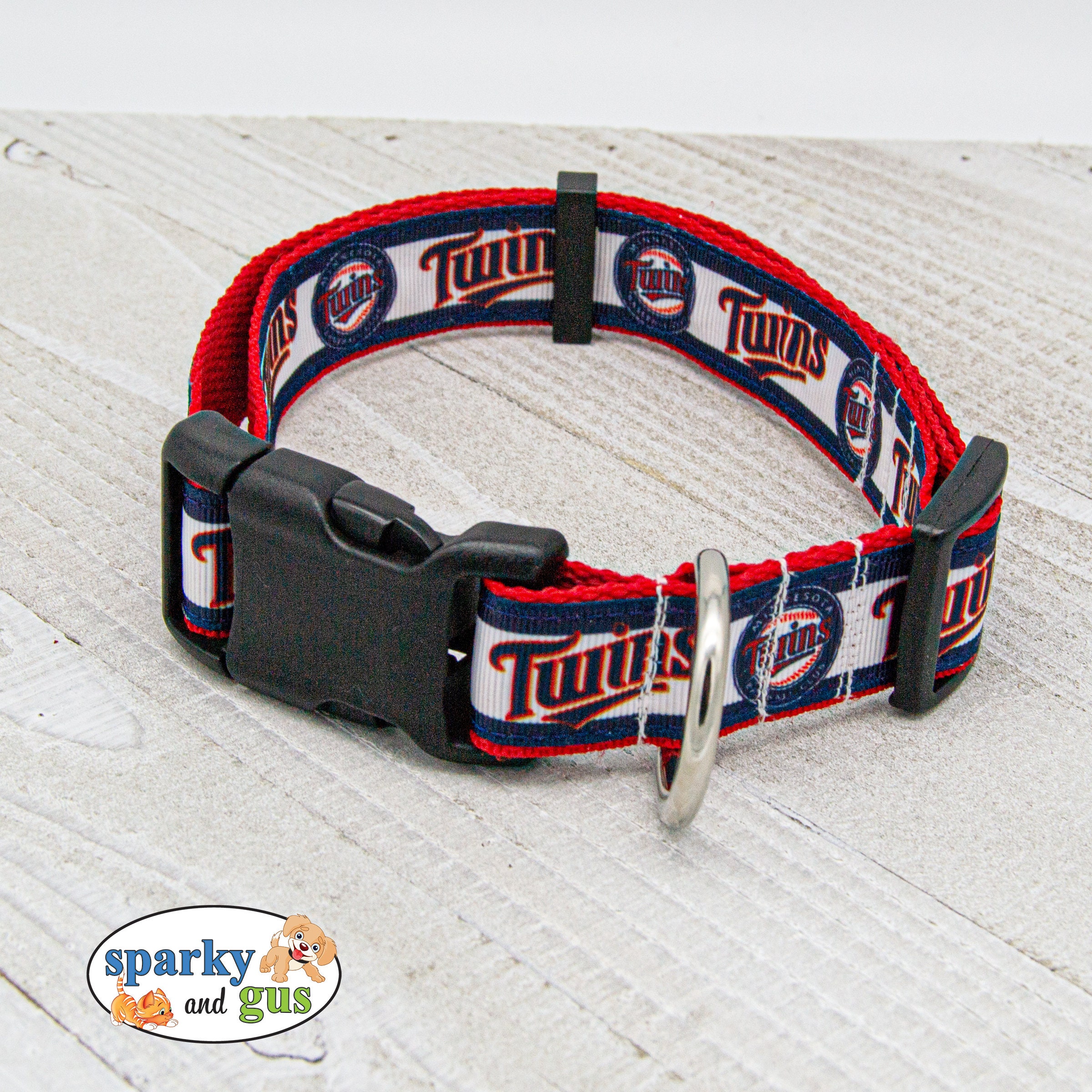 Baseball Dog Collar Minnesota Twins MLB Inspired Dog Collar Etsy