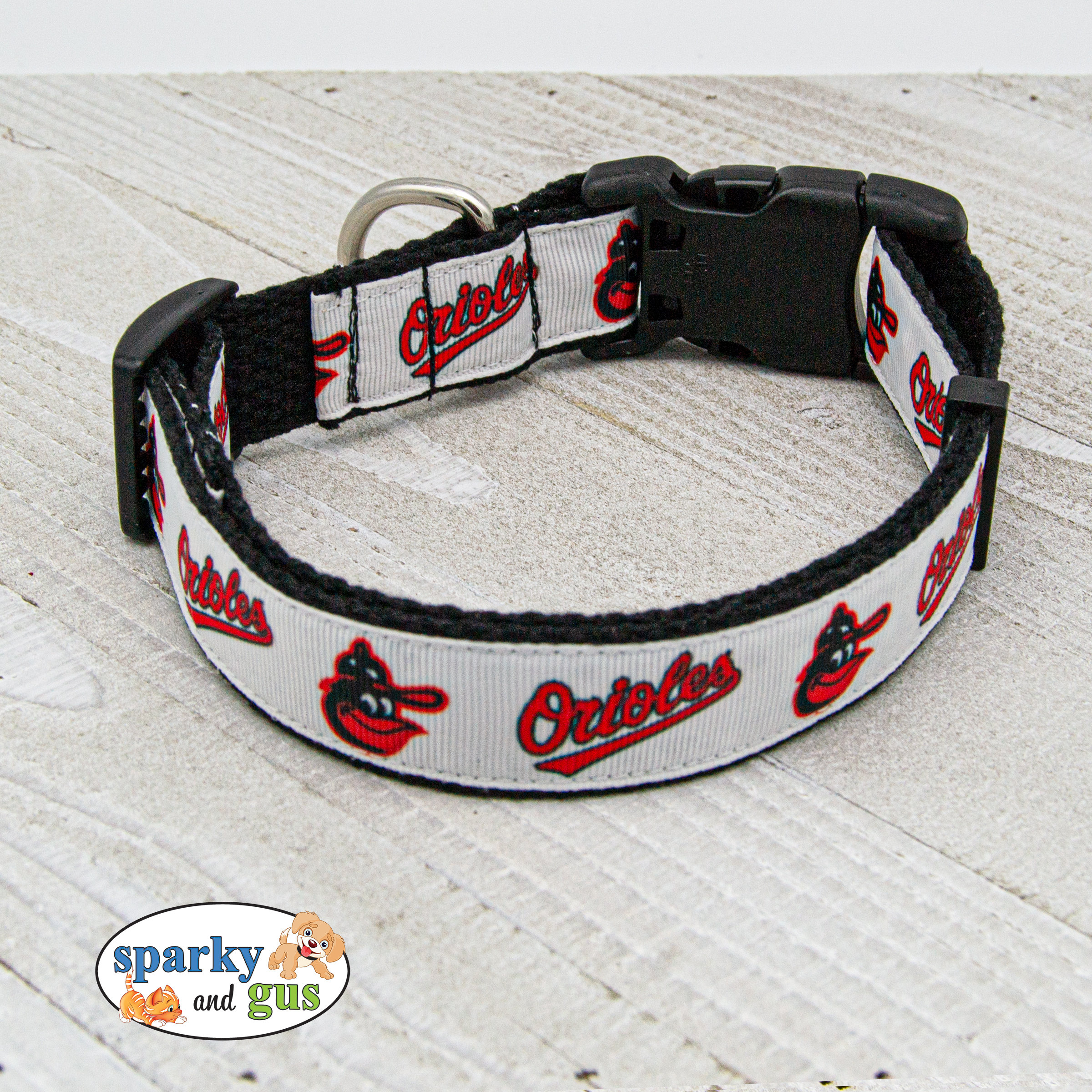 Baseball Dog Collar Baltimore Orioles MLB Inspired Dog Etsy