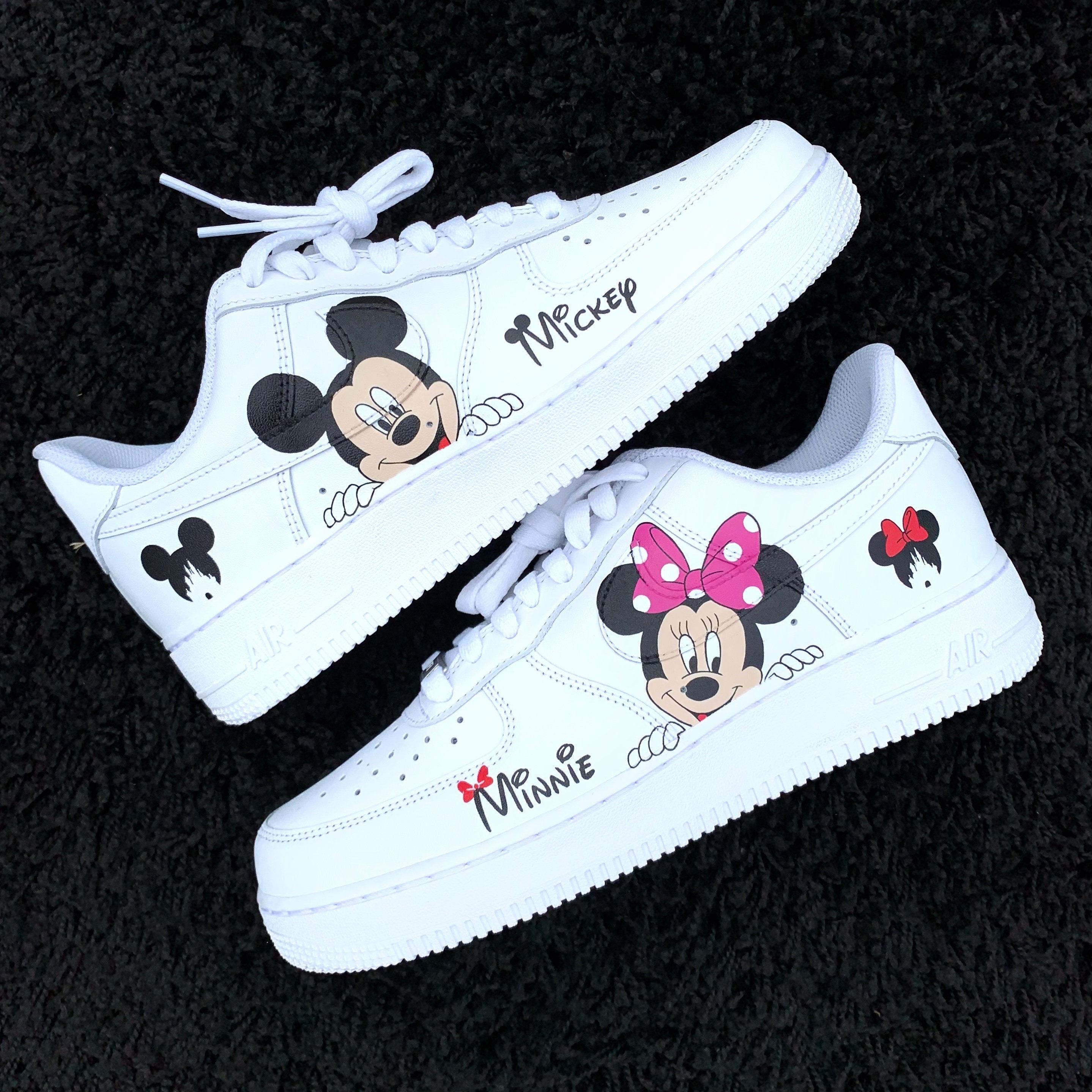 Mickey and Minnie Air Force 1 Custom | Etsy