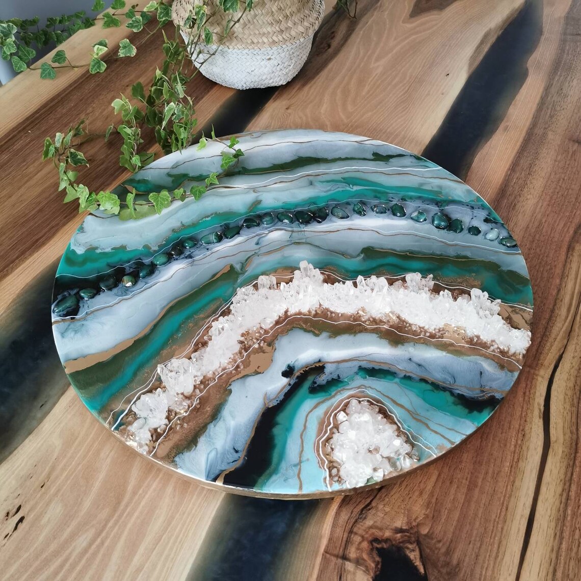 Epoxy resin tray Etsy