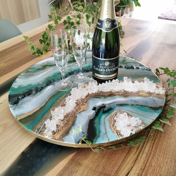 Epoxy resin tray Etsy