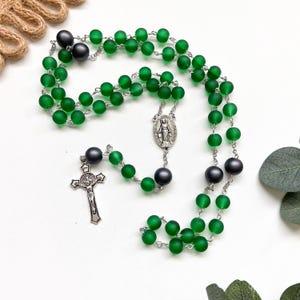 Green and Gray Rosary