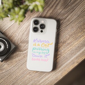 Karma Cat iPhone Case - Ships from USA