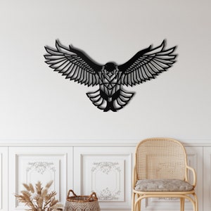 Metal Eagle Wall Art, Metal Wall Decor, Metal Wall Hangings, Home Living Room Decoration, Metal Eagle Bird, Adler Wall Art