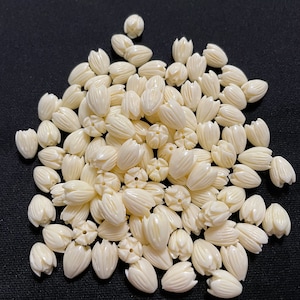 20pcs of 10mm Hawaiian Jasmine Flower Pikake Beads