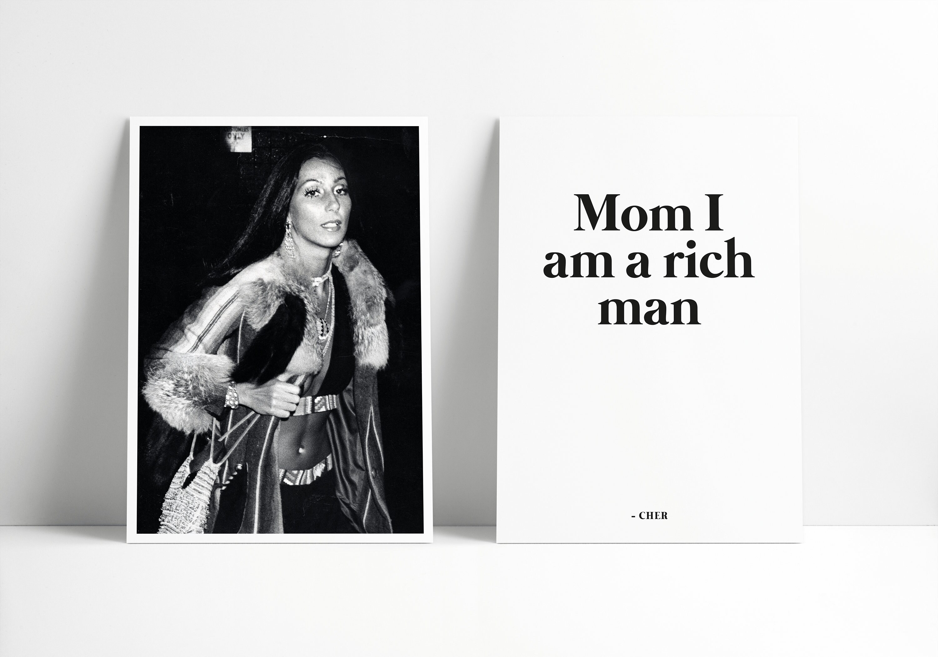 MOM, I AM A RICH MAN