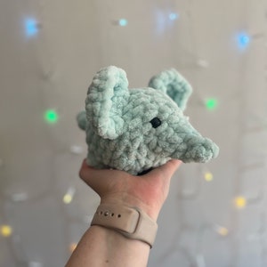 Baby Elephant | Crochet Elephant Stuffed Animal | Elephant Plushie | Amigurumi Elephant | Handmade Plush
