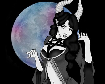 Moon Child Sticker