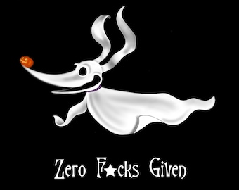 Zero 'Nightmare Before Christmas' Fan Sticker