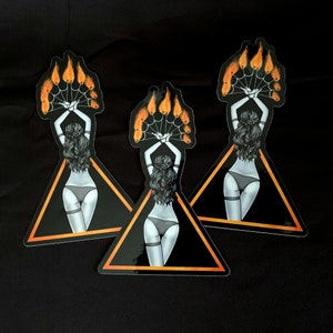 Fire Dancer Sticker