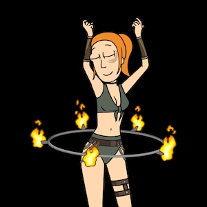 Summer Flow Fan Art Aufkleber
