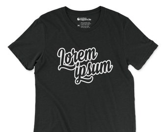 Lorem Ipsum Graphic Design Premium Tri-Blend Graphic Tee