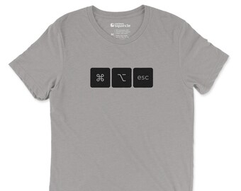 Force-Quit Mac Keyboard Shortcut Premium Tri-Blend Graphic Tee