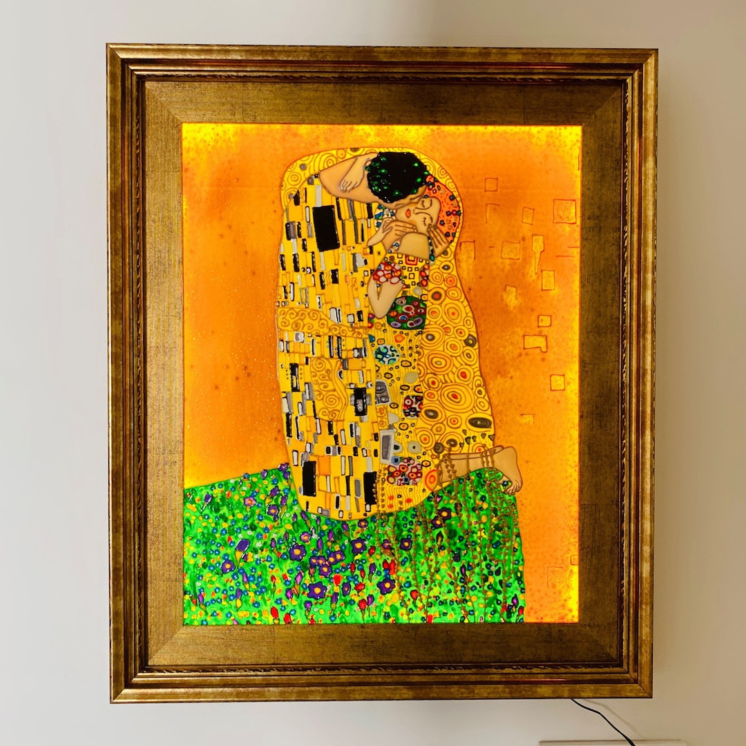 Gustav Klimt The Kiss 額装アート 58×78 展示特価 il_1080xN.4261946371_fnvp.jpg
