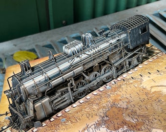 3D Steam Train Pop Up Card with LED: Personalized Eco-Friendly Greeting