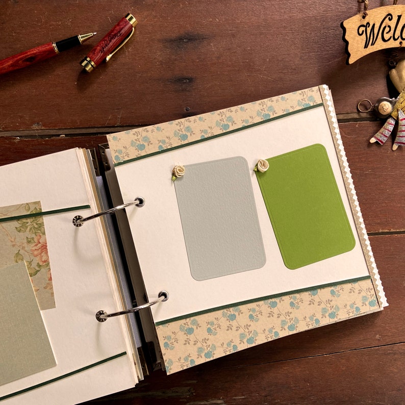 12 Styles Ring Binder Scrapbook Custom Photo Album Premade Etsy