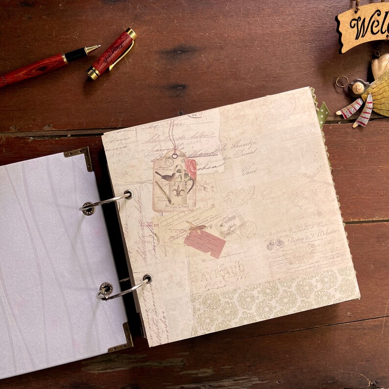 12 Styles Ring Binder Scrapbook Custom Photo Album Premade Etsy