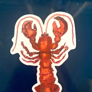 Large waterproof Lobster sticker