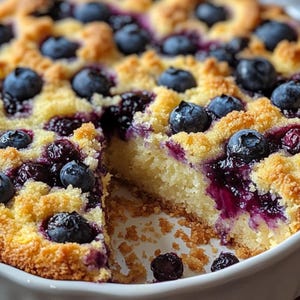 Blueberry Crumble Buttermilk Cake Recipe (Digital PDF Download)