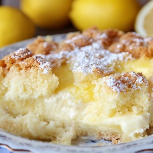 Lemon Cream Cheese Dump Cake Recipe: Easy Baking (Digital Download PDF)