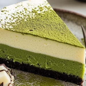Matcha Cheesecake Recipe: Japanese White Chocolate Dessert (Digital PDF Download)