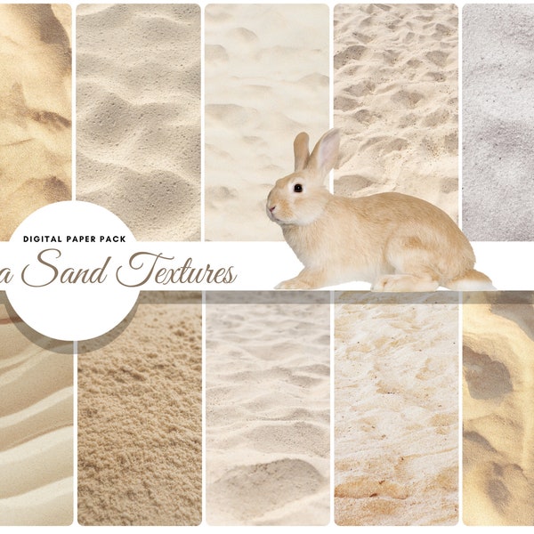 Sea Sand Texture Digital Paper Pack