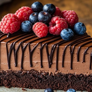 Best recipe download – Rich Chocolate Berry Mousse Cake | no-bake treats