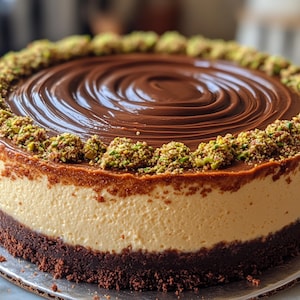 Best recipe download – Pistachio Chocolate Cheesecake | cheesecakes & creams