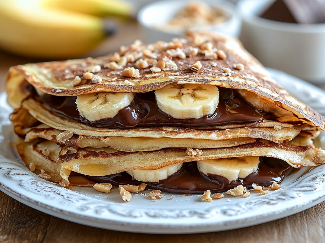 Authentic Parisian Sweet Crepes Recipe Easy Thin French Crepe PDF ...