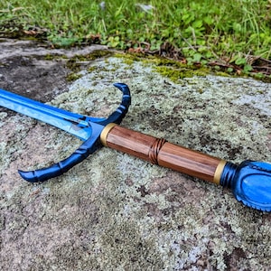 Wooden Brisingr Painted Adaption Sword of Eragon from Christopher Paolini&#39;s Inheritance Cycle