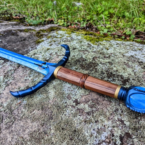 Wooden Brisingr Painted Adaption Sword of Eragon from Christopher Paolini's Inheritance Cycle