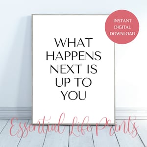 Minimalist Poster, Printable Wall Art, Motivational Quotes, Home Office Decor, Downloadable Prints, Entrepreneur Quotes, Inspirational Print