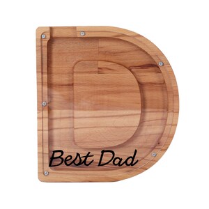 Regalo de iniciales de madera para papá, ideas de regalo para hombres, regalo de cumpleaños para papá, regalo personalizado para hombres, regalo del Día del Padre, regalo de los niños, ideas de regalo para papá