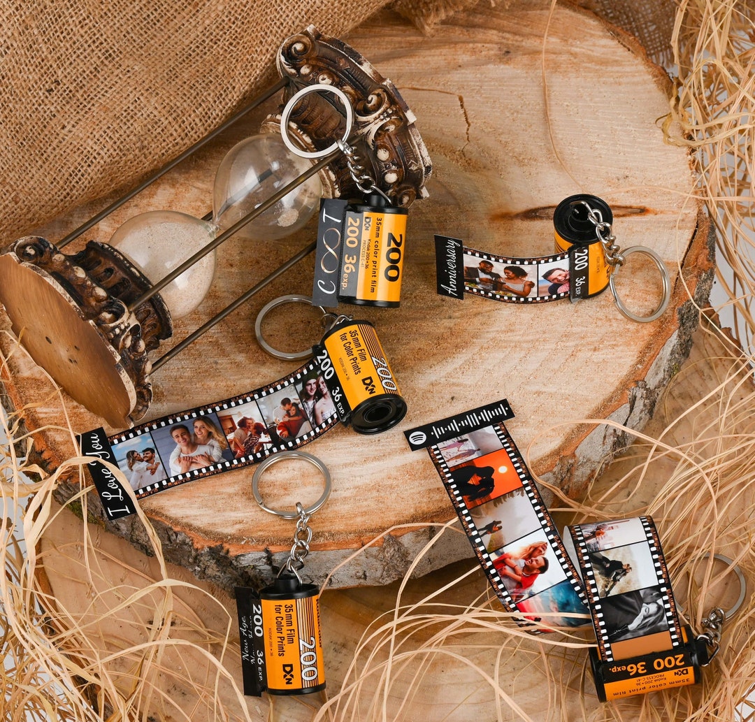Personalized Camera Film Roll Keychain, 2023 Christmas Gift, New Year ...