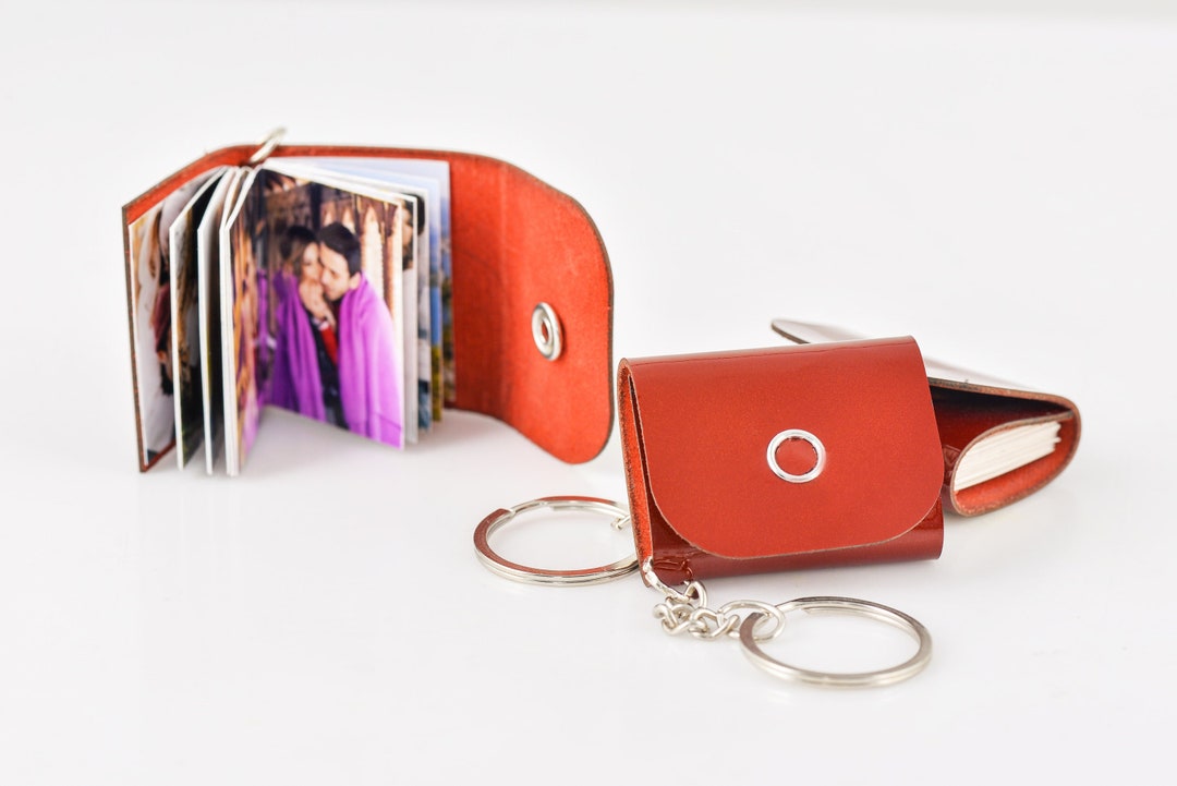 Photo Album Keychain, Couples Photo Keychain, Boyfriend Gift