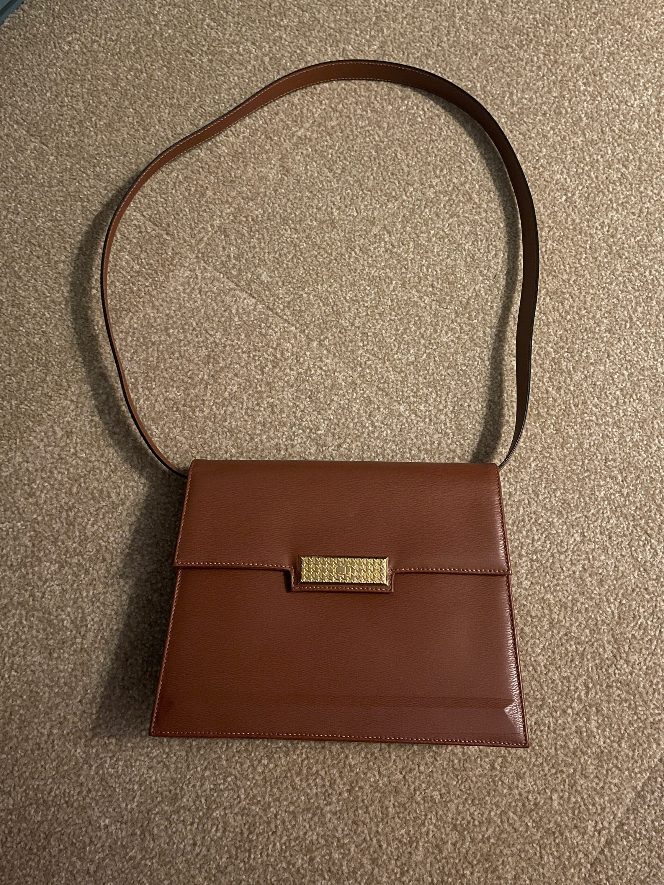 Christian Dior Vintage Diorissimo Romantique Boston Bag - Brown Handle Bags,  Handbags - CHR365309