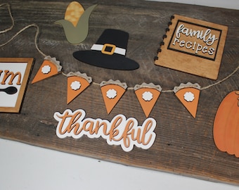 thanksgiving tiered tray, DIY blank wood, fall tiered tray, fall home décor, thanksgiving décor, tiered tray, tiered pieces