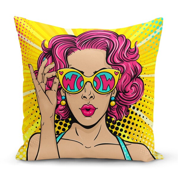 Pop Art Pillow Etsy