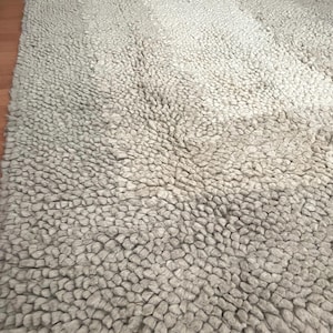 5x8 Bello Shag Rug, Chunky Rug, Beni Ourain Rug, Berber Rug, Moroccan Rug, Minimalist Rug, Neutral Home Decor, Cozy Living Room Rug,