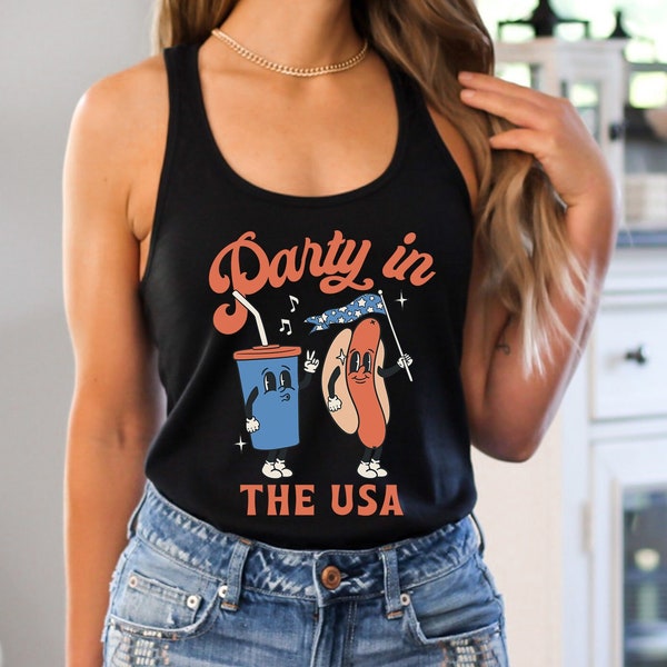 funny 4th of july tanks