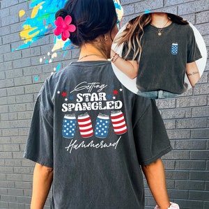 Retro USA Comfort Colors shirt, 4th of July tee, Retro funny fourth shirt, Womens 4th of July shirt, America Patriotic Shirt, Independence