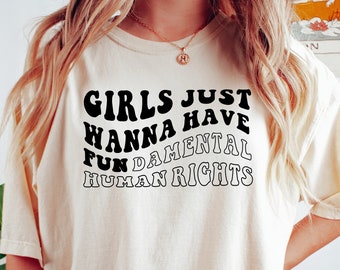 Comfort Colors Tee: Vintage Style Empowerment Graphic Shirt