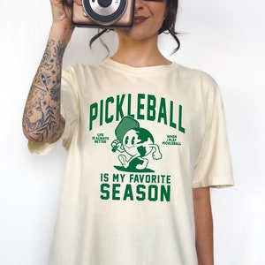 Retro Comfort Colors Tee, Pickleball , Summer, Sports Shirt, Pickleball Biggest Fan, Pickleball Player, Pickleball Tshirt, Pickleball Season