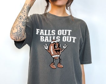 Retro Football Shirt – Vintage Orange Cotton Tee, Unisex Fit, Fall Wear