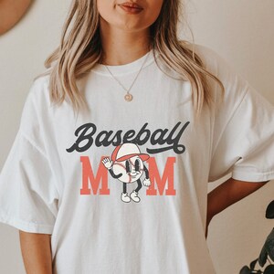 Comfort Colors Tee, Baseball Mom, Sports Mom Shirt, Baseball Biggest Fan, Parents of Baseball, Mothers Day Gift, Mom of Boys, Girl Mama
