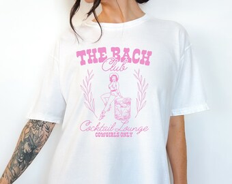 Retro Bachelorette Cowgirl Shirt, Rustic Western Comfort Colors Tee