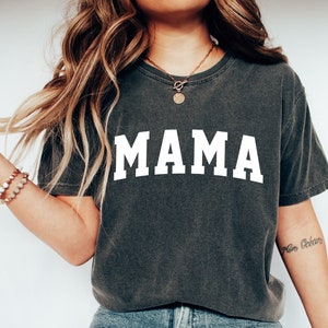 Comfort Colors Tee, MAMA SHIRT, New Mom Shirt, Pregnancy Announcement, Mothers Day Gift, Mom of Boys, Girl, Momma, MAMA