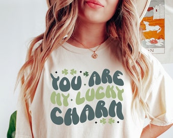 Retro St Patrick's Day Shirt, Lucky Charm Comfort Colors Tee